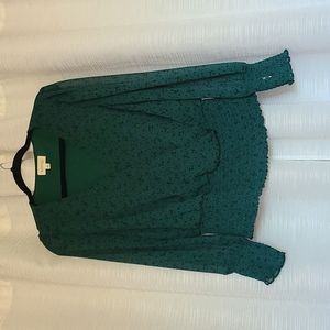 Forest Green Blouse